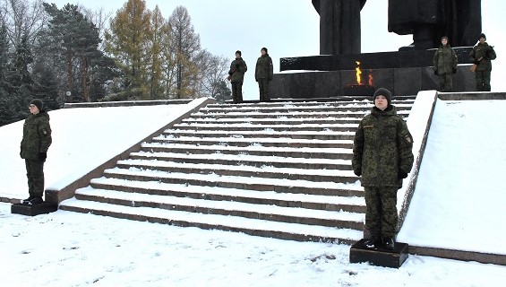 В почётном карауле